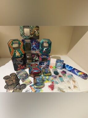 Pokemon tins empty